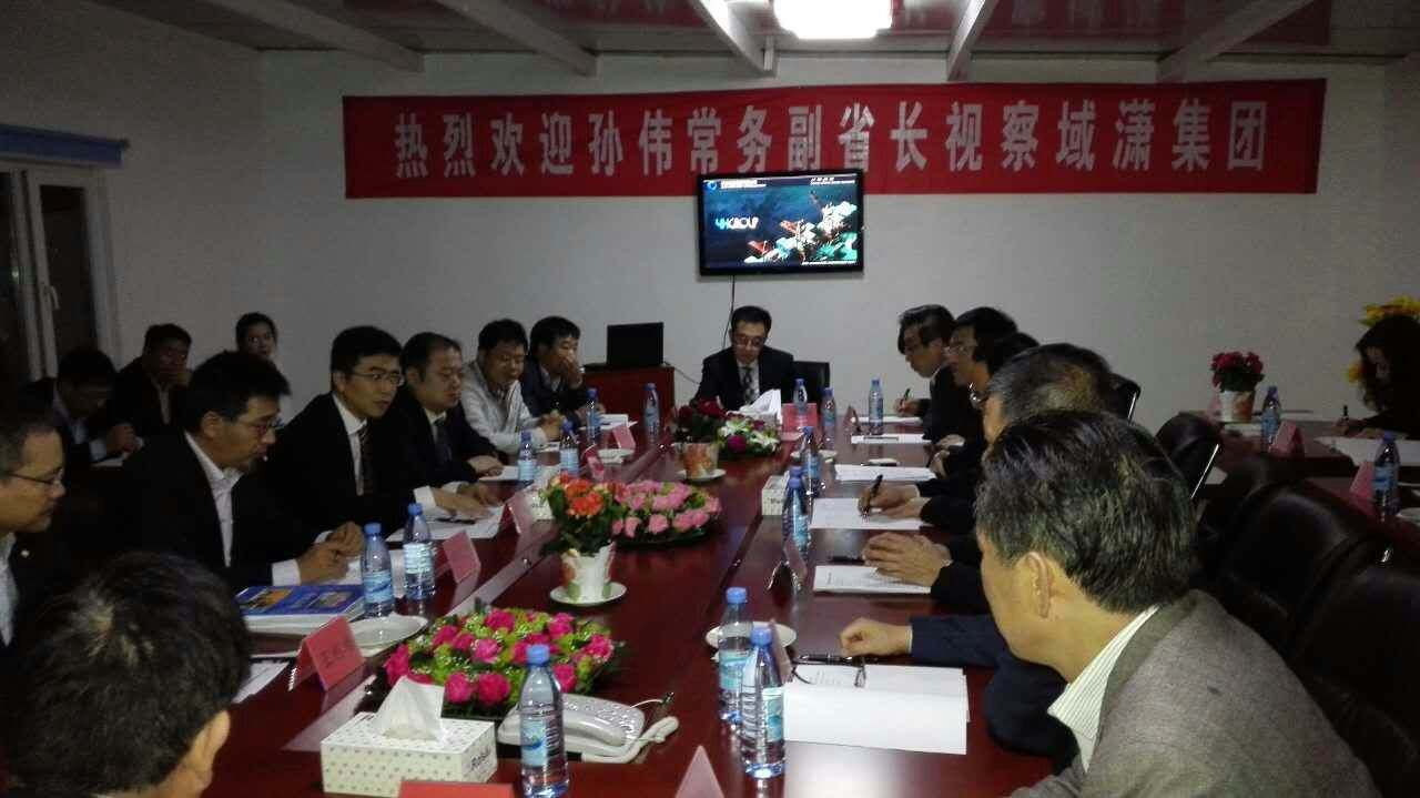 山東省常務(wù)副省長孫偉一行視察域?yàn)t集團(tuán)