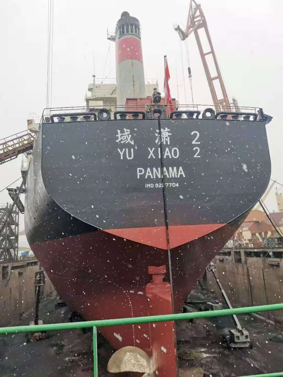 域?yàn)t集團(tuán)遠(yuǎn)洋輪“域?yàn)t2號(hào)”交船