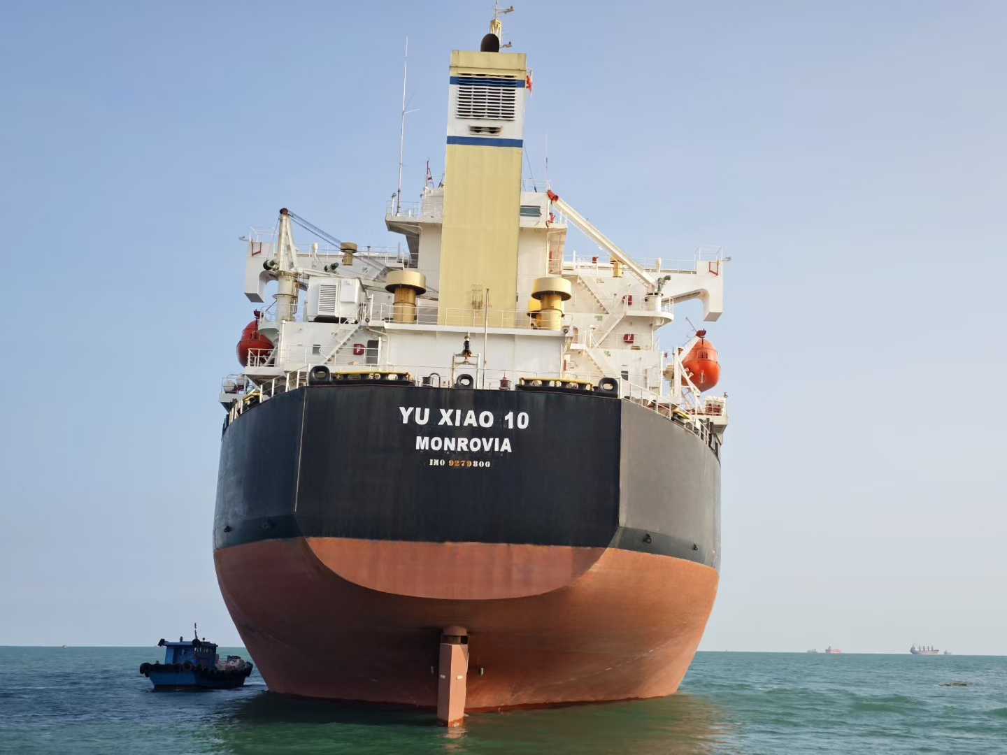 集團(tuán)新購82000噸“域?yàn)t10號輪”執(zhí)行首航！